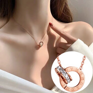 華丨為機適用智能手環(huán)8pro情侶心率運動(dòng)電子表女款 羅馬數字項鏈輕奢小眾精致飾品
