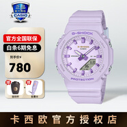 卡西歐手表女表石英電子表獨角獸防水學(xué)生運動(dòng)表正品七夕禮物送女生女友 GMA-P2125W-6APR