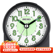 SEIKO 日本精工鬧鐘兒童創(chuàng)意貪睡鬧鈴個(gè)性簡(jiǎn)約家用床頭學(xué)生可愛小鬧鐘 QHE177K (夜光款）