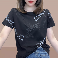 子耳廣州十三行高端女裝夏裝精品上衣杭州四季青深圳南油30歲 黑色 L 建議105至115斤