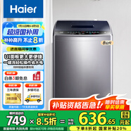 海爾（Haier）波輪洗衣機(jī)全自動(dòng)家用大容量洗脫一體波輪洗衣機(jī)節(jié)能省電健康家用 懶人洗衣機(jī)補(bǔ)貼至高補(bǔ)貼20% EB80M30Mate1