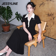 Jessy line杰茜萊連衣裙 425211582 黑色 L
