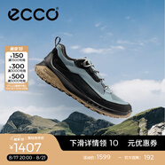 愛(ài)步（ECCO）戶(hù)外運動(dòng)鞋男 徒步鞋登山鞋男士休閑鞋男鞋防滑耐磨鞋 奧途824254 黑色/黛青色82425452649 40