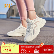 361°運動(dòng)鞋女秋季保暖雨天通勤防潑水休閑健身跑步鞋子女682232233-1