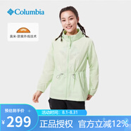 Columbia哥倫比亞戶外春夏女款運動休閑透氣輕薄皮膚衣風衣WR0369 372 L