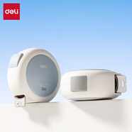 得力（deli）【得力時(shí)尚新品】5m自鎖鋼卷尺 盒尺/米尺/魯班尺/量尺/鋼尺 裝修測(cè)量工具 TT302藍(lán)