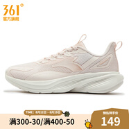 361度女鞋運動(dòng)鞋秋季新款361度女常規跑鞋 白粉/橡皮粉 38