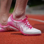 多威（Do-win）釘鞋田徑短跑鞋男跳高鞋釘子鞋級跳遠訓練鞋PD5103 白粉色PD5103D 35