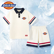 Dickies童裝男童套裝夏季兒童夏款polo短袖t恤男孩時(shí)尚運(yùn)動風(fēng)短褲潮