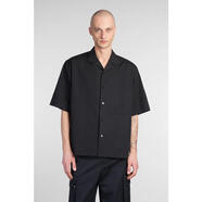 吉爾·桑達（Jil Sander）黑色棉質(zhì)直筒下擺男士短袖 pocket 胸前刺繡 LOGO 無袖T恤 黑色 均碼 |46