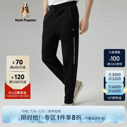 Hush Puppies暇步士男裝字母印花運動休閑衛(wèi)褲 097黑色3 31