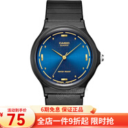 卡西歐（CASIO） 卡西歐(CASIO)男女手表小黑表時(shí)尚潮流學(xué)生表休閑運動(dòng)中性表 MQ-76-2A