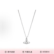 VIVID&BARE西太后MAYFAIR BAS RELIEF PENDANT NECKLACE 朋克平面土星項鏈女 銀色【%100正品】