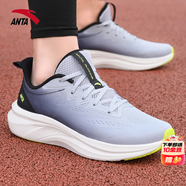安踏（ANTA）飛揚跑鞋男鞋2025夏季中考體測輕便舒適軟底網(wǎng)面透氣運動(dòng)跑步鞋 泥石灰/基礎黑-2 【網(wǎng)面透氣】 40 (7碼)