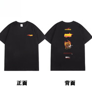 云皎Doinb出道十周年紀(jì)念T恤國潮卡通十煉成金周邊男女電競游戲應(yīng)援服 Doinb十周年紀(jì)念T恤黑色 L 115至135斤 170c至175c