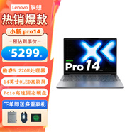 聯想（Lenovo）聯想筆記本電腦小新Pro14 /Pro14gt 2025 AI超能本14英寸學生辦公輕薄本旗艦商務筆記本 酷睿5 220H 24G 1T 2.8K屏  120Hz