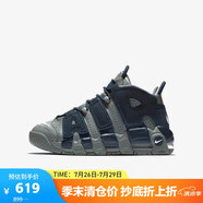 耐克（NIKE）男女鞋AIR more復(fù)古氣墊減震運(yùn)動(dòng)鞋籃球鞋415082-009 黑色  37.5 