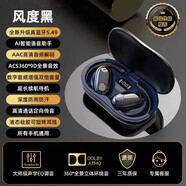 EARISE2025最新款正品降噪開放式骨傳導(dǎo)無線藍(lán)牙耳機(jī)運(yùn)動(dòng)掛耳式降噪超長續(xù)航手機(jī)通用JS918黑色