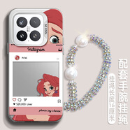 佑畫 小米15手機(jī)殼公主相框15pro時(shí)尚藝術(shù)感xiaomiCIVI4pro高級(jí)感十四全包防摔2025新款13保護(hù)套 透白-公主相框4-掛件B085 小米11Pro