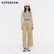 紅袖（hopeshow）紅袖女士簡(jiǎn)約時(shí)尚牛仔褲89124171305 卡其 S