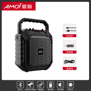 Amoi/夏新P20無線藍(lán)牙音箱手提戶外低音炮大音量廣場舞便攜式收音插卡音響 夏新P20【送背帶+充電線+音頻線】