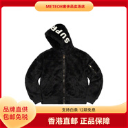SupremeFW22Week12系列FauxFurReversibleMA-1拼接撞色休閑雙面美式外套 黑色 M