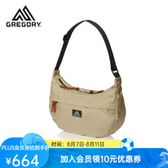 GREGORY格里高利 SATCHEL斜挎包單肩背包 城市休閑手提包通勤拎包13L 沙色 M