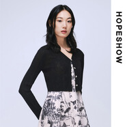 紅袖（hopeshow）針織衫89225140104 黑 XL