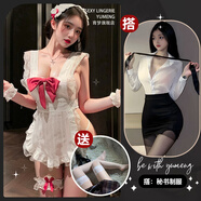 2025新款性感女仆制服誘惑睡衣激情免脫床上約會戰(zhàn)袍qqny 【輕熟O2件裝】嬌俏女仆裝送襪+職業(yè)秘書制服 155(S)