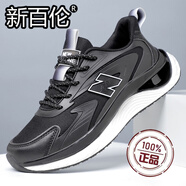 新百倫運(yùn)動(dòng)鞋男鞋2025夏季新款網(wǎng)面透氣越野跑鞋老爹鞋休閑鞋 黑色 2785 42