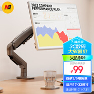 NB顯示器支架 機(jī)械臂桌夾式 顯示器支架臂 顯示屏支架 電腦支架臂 屏幕支架 顯示器增高架免打孔支架