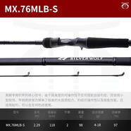 達億瓦（DAIWA）新款DAIWA達瓦銀狼SILVER WOLF MX輕量岸釣槍柄遠投全能路亞竿AIR 76m MX .Q LB/槍柄2節2.29米