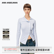 ANN ANDELMAN【明星同款】2025春款不規(guī)則針織衫長(zhǎng)袖開衫 淡紫色 XS