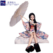 芭比（Barbie）小舞芭比娃娃60厘米 三分bjd 娃娃 可動 和服女 櫻桃 禮品 3 和服少女 櫻桃 60cm