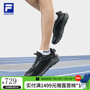 斐樂（FILA）官方男鞋BOA NUVOLE 2路跑鞋夏柔云鞋2運(yùn)動(dòng)鞋 黑-BK 40