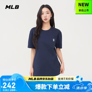MLB短袖T恤男女時(shí)尚夏季休閑經(jīng)典純色圓領(lǐng)25新款3ATSB0153-09NYS-L