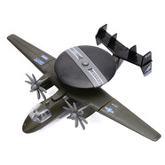 成真仿真戰機地帶戰斗機航天飛機轟炸機殲十回力合金飛機模型兒童玩具 空中預警機