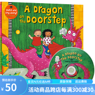 A Dragon on the Doorstep 臺(tái)階上的恐龍 英文原版兒童繪本 Barefoot Books 廖彩杏有聲書(shū)單 附CD 常青藤爸爸推薦 邊聽(tīng)邊學(xué) 親子教育互動(dòng)啟蒙學(xué) 綠山墻