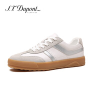S.T.DUPONT CLASSICS都彭德訓(xùn)休閑鞋男士增高牛皮透氣板鞋夏季男鞋