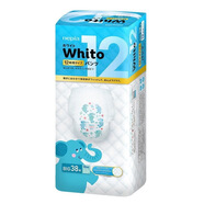 妮飄臨期Whito嬰兒紙尿褲XXL拉拉褲透氣12夜用尿不濕 Whito拉拉褲XL碼38片[12H]