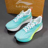 李寧（LI-NING）跑步鞋女鞋2025夏季新款赤兔8PRO減震透氣運(yùn)動(dòng)鞋跑鞋ARPV006 赤兔8pro ARPV006-29 熒光玉綠 39