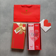 高露潔（Colgate）大膽愛(ài) 結婚情人節禮物 2支禮盒裝 代寫(xiě)賀卡 紅色2支牙膏禮盒裝_送手提袋 260g