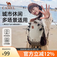 駱駝戶外雙肩包萌趣多功能背包徒步旅游休閑學(xué)生書包173BB02002卡其