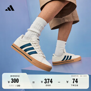 adidas DAILY 4.0復(fù)古百搭休閑帆布鞋男女阿迪達斯官方輕運動 白色/石綠/樹脂黃   46