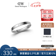 丹尼爾惠靈頓（DanielWellington）DW戒指女銀色飾品百搭情侶戒指七夕禮物送女友DW00400027