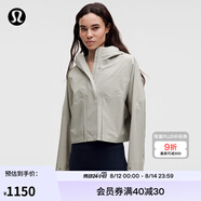 lululemon丨Rain Chaser女士運動夾克 LW4CANS 玉灰 3XS /0