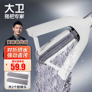大衛(wèi)海綿拖把家用吸水免手洗膠棉拖把墩布大吸力拖對折擠水拖M6Plus 【標(biāo)準(zhǔn)款】M6 PLUS（共2個膠棉頭）