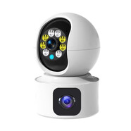 小蟻（yi）1080P攝像頭360度云臺(tái)室內(nèi)監(jiān)控?zé)o線 缐家用手機(jī)遠(yuǎn)程雙畫(huà) 劃面攝像機(jī) S20雙鏡頭畫(huà) 劃面 1080p4mm