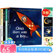 智慧小孩英文原版 Once there was a boy 4冊精裝 名家Oliver Jeffers 幽默暖心科普繪本 想象力 智慧 友誼友情 lost and found Lost and Fou
