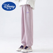 迪士尼（Disney）品牌女童褲子2025春季新款兒童春裝休閑運(yùn)動褲女孩春秋衛(wèi)褲中大童 淺紫色 春秋款 140 cm 建議身高135內(nèi)
